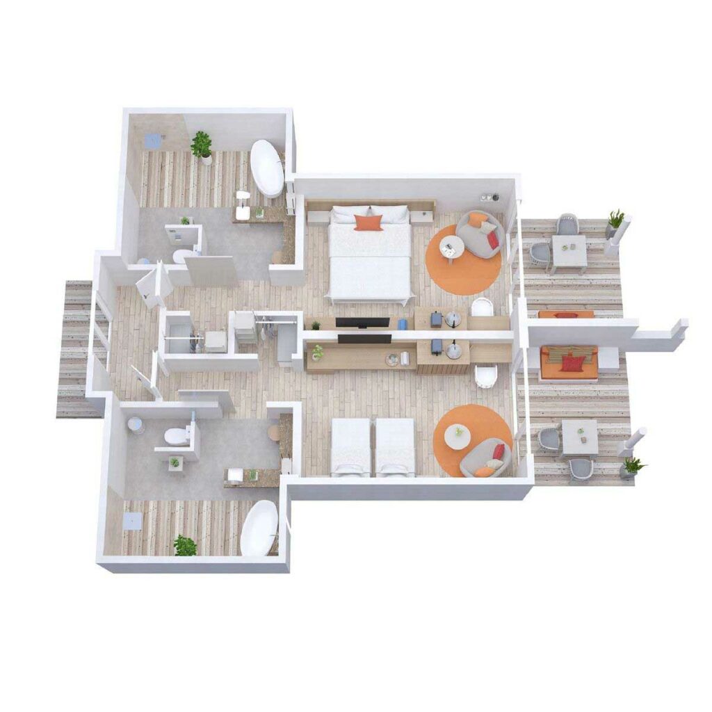 Floor Plans Family Lagoon Pavilions