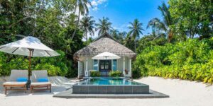 Maldives LUX South Ari Atoll romantic beach pool villa outdoor