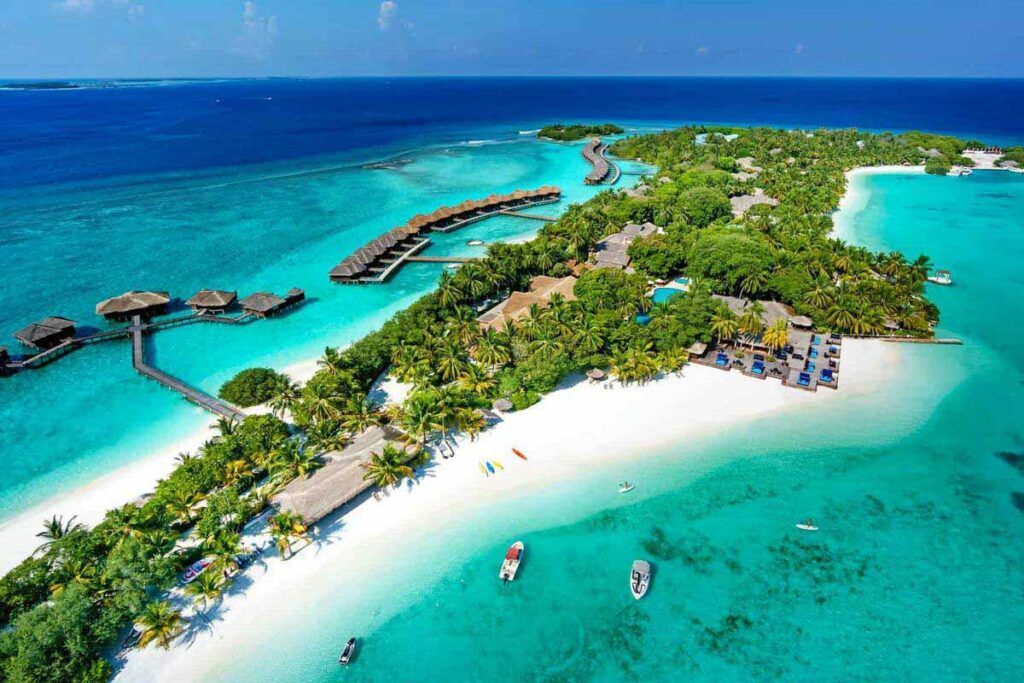 Sheraton Maldives Aerial