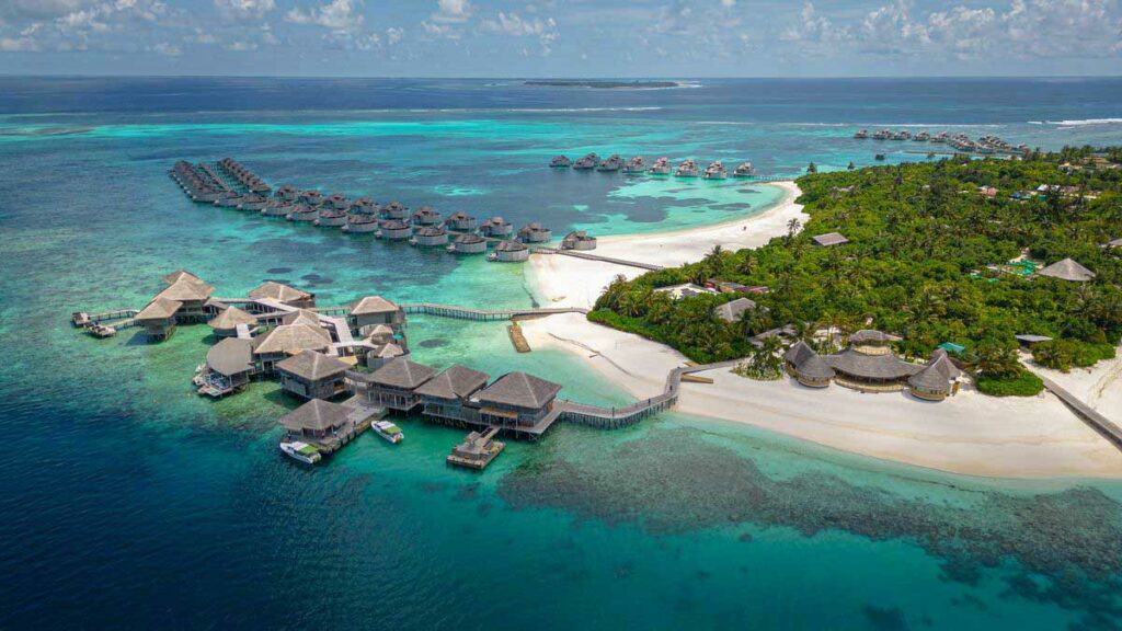 Six Senses Laamu aerial