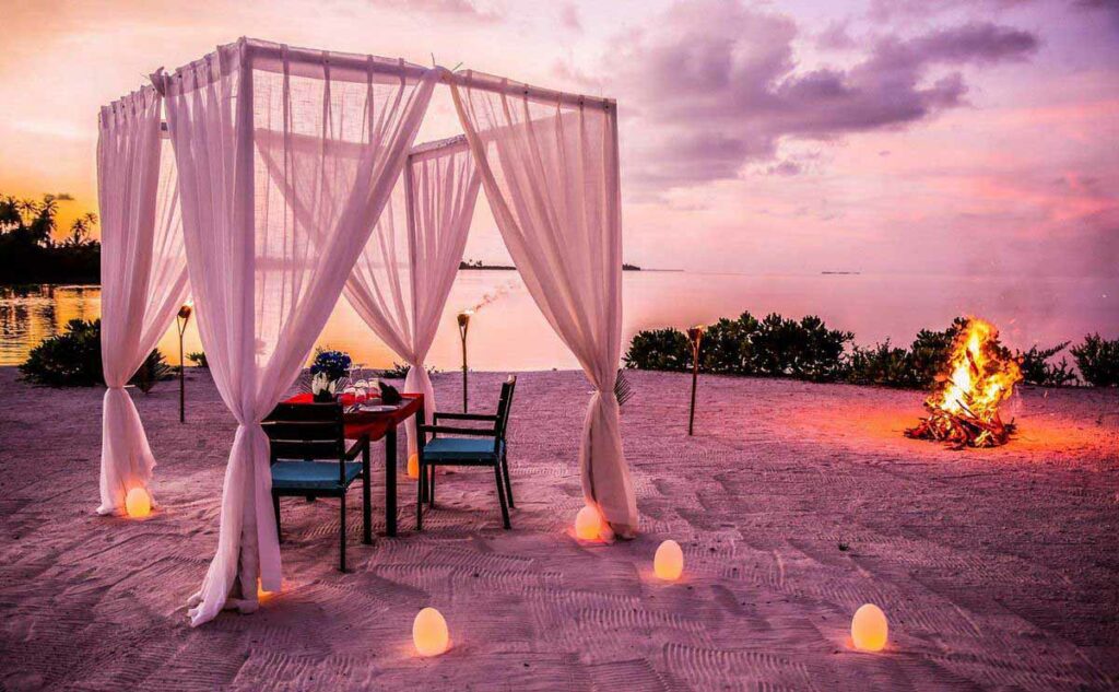 rahaa maldives Occassions private dining